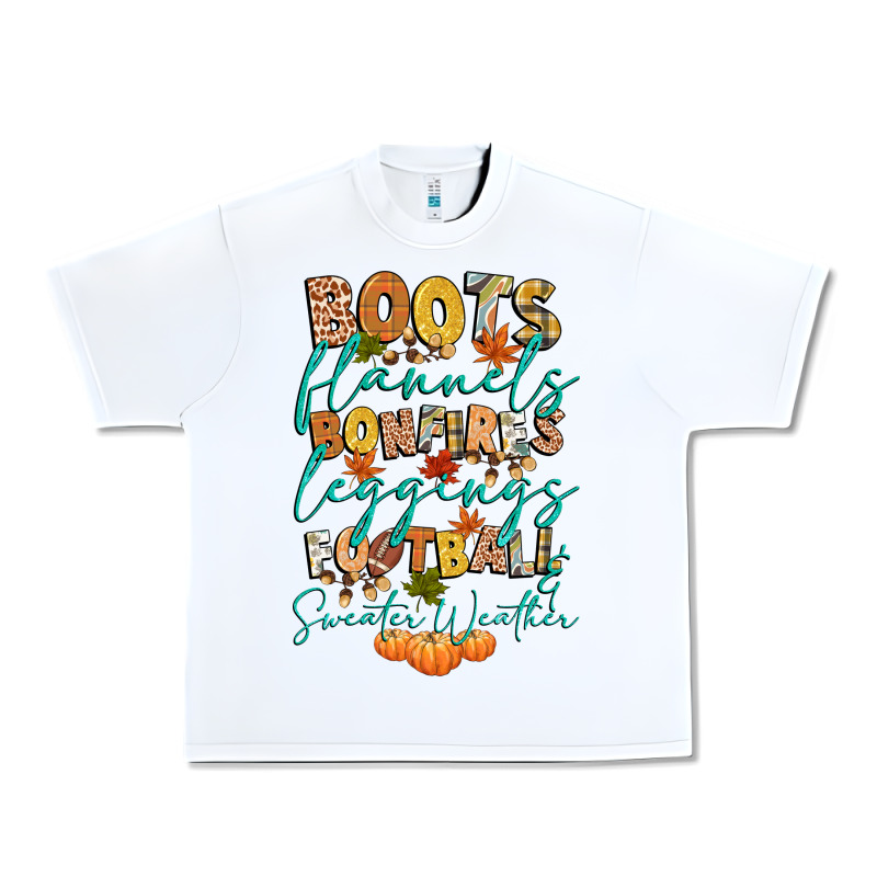 Boots Flannels Bonfires Football Urban Heavy Tee by CowGirlArtShop | Teevron