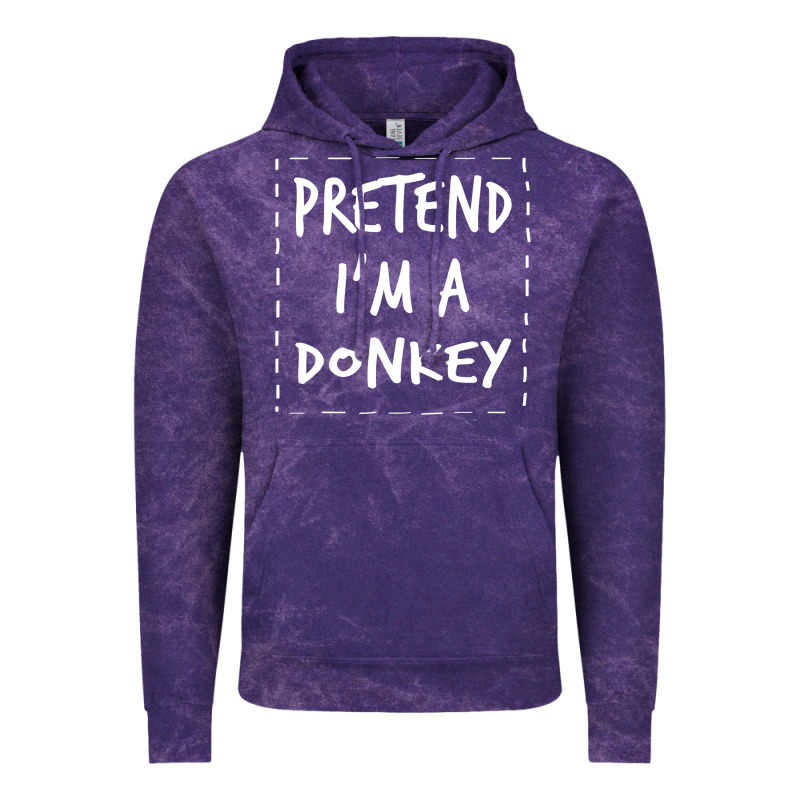Pretend I M A Donkey Halloween Costume Vintage Hoodie by trangStudio | Teevron
