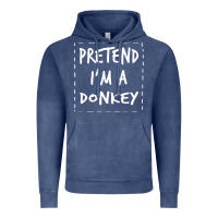 Vintage Denim pretend i m a donkey halloween costume Vintage Hoodie - trangStudio