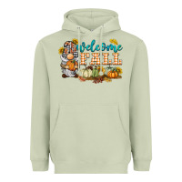 Matcha welcome fall gnome Heavyweight Hoodie - BarkalooDesign