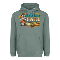 Sage welcome fall gnome Heavyweight Hoodie - BarkalooDesign