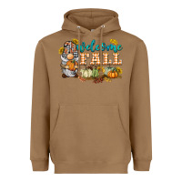 Toasted Coconut welcome fall gnome Heavyweight Hoodie - BarkalooDesign
