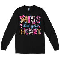 Black miss steal your heart olivia Long Sleeve Tee - OliviaCreatesArt