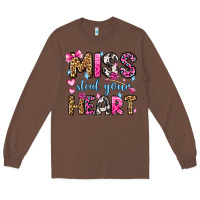 Chestnut miss steal your heart olivia Long Sleeve Tee - OliviaCreatesArt