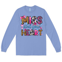 Colony Blue miss steal your heart olivia Long Sleeve Tee - OliviaCreatesArt