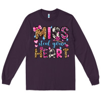 Plum miss steal your heart olivia Long Sleeve Tee - OliviaCreatesArt