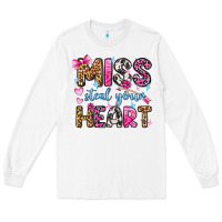 White miss steal your heart olivia Long Sleeve Tee - OliviaCreatesArt