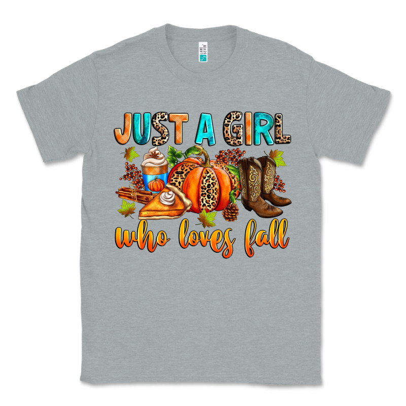 Just A Girl Who Loves Fall Classic Tee by RanaPortraitStore | Teevron