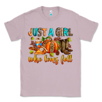 Lilac Just a girl who loves Fall Classic Tee - RanaPortraitStore