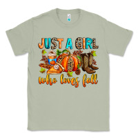 Matcha Just a girl who loves Fall Classic Tee - RanaPortraitStore