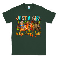 Sports Green Just a girl who loves Fall Classic Tee - RanaPortraitStore