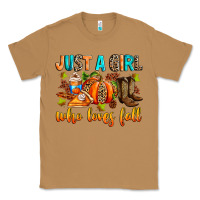 Toasted Coconut Just a girl who loves Fall Classic Tee - RanaPortraitStore