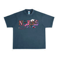 Midnight Navy valentine's day nurse Urban Heavy Tee - RanaPortraitStore