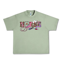 Oil Green valentine's day nurse Urban Heavy Tee - RanaPortraitStore
