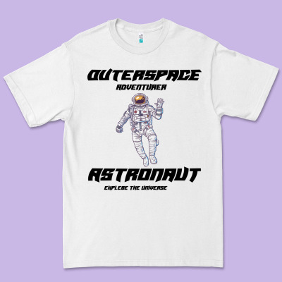 Outer Space Adventurer Astronaut Premium Tee Designed By Bettercallsaul
