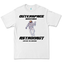 White Outer Space Adventurer Astronaut Premium Tee - Bettercallsaul