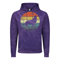 Cloud Purple Seal Lover Gifts Retro Vintage Sea Lion Animal Silhouette Vintage Hoodie - trangStudio