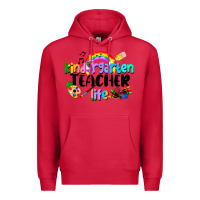 Cardinal Kindergarten Teacher Life Premium Hoodie - LillyAllenDesigns