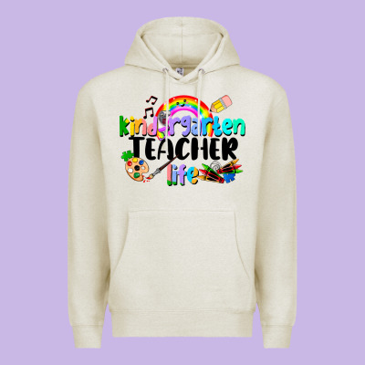 Kindergarten Teacher Life Premium Hoodie Designed By Lillyallendesigns