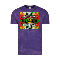 Cloud Purple no sugar no cream black tumbler Vintage Tee - CowGirlArtShop