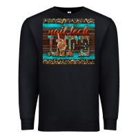 Black nail tech life Premium Sweatshirt - BarkalooDesign