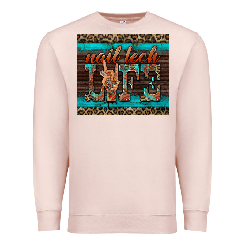 Nail Tech Life Premium Sweatshirt by BarkalooDesign | Teevron
