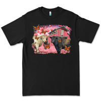 Black Valentine's day barn and black angus with charolais Premium Tee - RanaPortraitStore