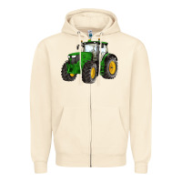 Sandshell western farm tractor Zipper Hoodie - Artiststas