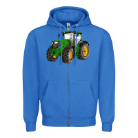 True Royal western farm tractor Zipper Hoodie - Artiststas