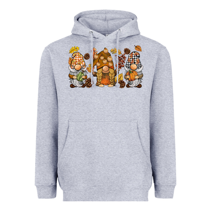 Fall Gnomies Heavyweight Hoodie by BarkalooDesign | Teevron