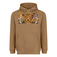 Toasted Coconut fall gnomies Heavyweight Hoodie - BarkalooDesign