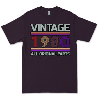 Plum Vintage 1980 Birthday Premium Tee - Bettercallsaul