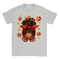 Moon Dust christmas afro messy bun Classic Tee - texasbilliewilder