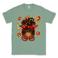 Sage christmas afro messy bun Classic Tee - texasbilliewilder