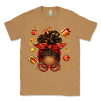 Toasted Coconut christmas afro messy bun Classic Tee - texasbilliewilder