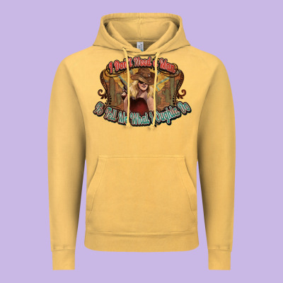 I Don't Need A Man Cowgirl Western Vintage Hoodie Designed By Howdyjamesfarm