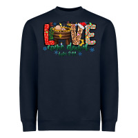 Navy Love ComeDown Luke 2.11-2 2 Heavyweight Sweatshirt - CowhideDigitalArt