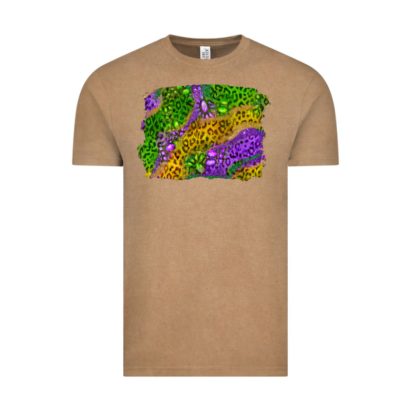 Leopard Gemstone Mardi Gras Vintage Tee by RanaPortraitStore | Teevron