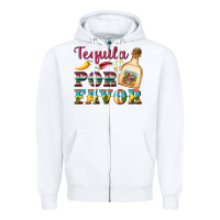 White mexican tequila por favor Zipper Hoodie - Artiststas