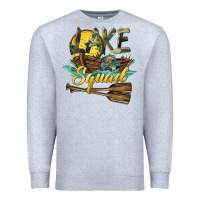 Heather Grey lake squad Premium Sweatshirt - BarkalooDesign