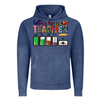Vintage Denim battery life of teacher Vintage Hoodie - CowGirlArtShop
