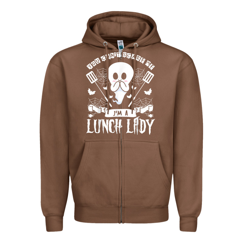 Lunch Lady Halloween Ghost Cafeteria Worker All Hallows' Eve T Shirt Zipper Hoodie by trangStudio | Teevron