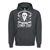 Smoke lunch lady halloween ghost cafeteria worker all hallows' eve t shirt Zipper Hoodie - trangStudio