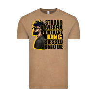 Vintage Coffee strong powerful confident king blessed unique Vintage Tee - CowGirlArtShop