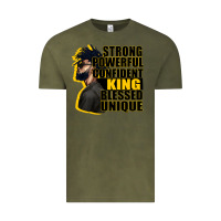 Vintage Olive strong powerful confident king blessed unique Vintage Tee - CowGirlArtShop
