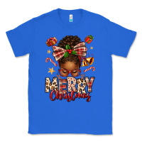 True Royal merry christmas afro messy bun Classic Tee - texasbilliewilder