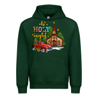Forest Green the church  holy night western truck Urban Hoodie - AdoDesignShop