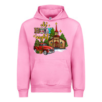 Fuchsia Pink the church  holy night western truck Urban Hoodie - AdoDesignShop