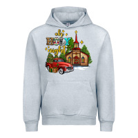 Heather Grey the church  holy night western truck Urban Hoodie - AdoDesignShop