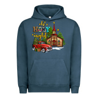 Pigment Midnight Navy the church  holy night western truck Urban Hoodie - AdoDesignShop